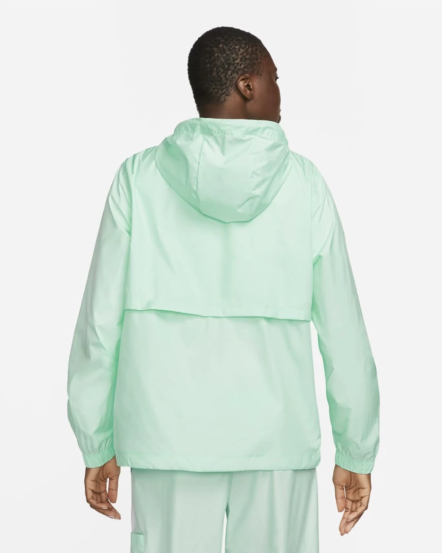 Nike Women's Mint Foam/White Essential Repel Sportswear Woven Jacket