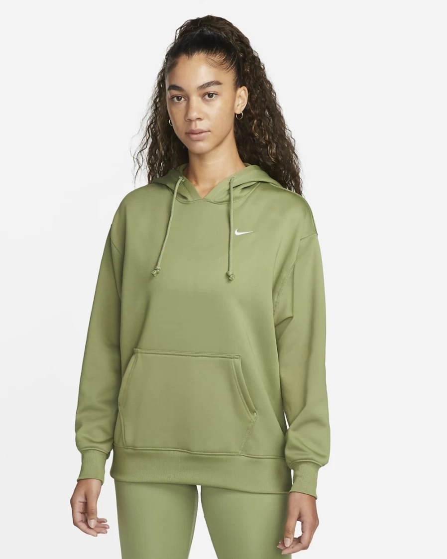 Nike Therma Women's Alligator/White Pullover Hoodie for Training