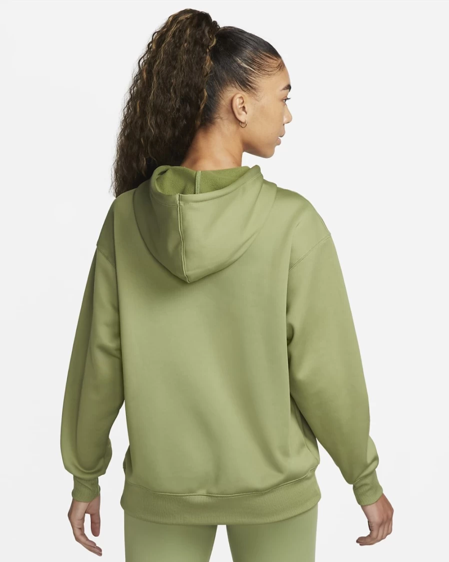 Nike Therma Women's Alligator/White Pullover Hoodie for Training