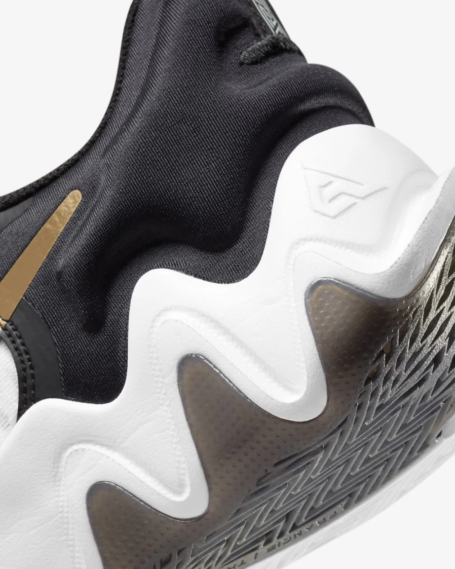 Nike Giannis Immortality Basketball Shoes for Men & Women - White/Black/Metallic Gold