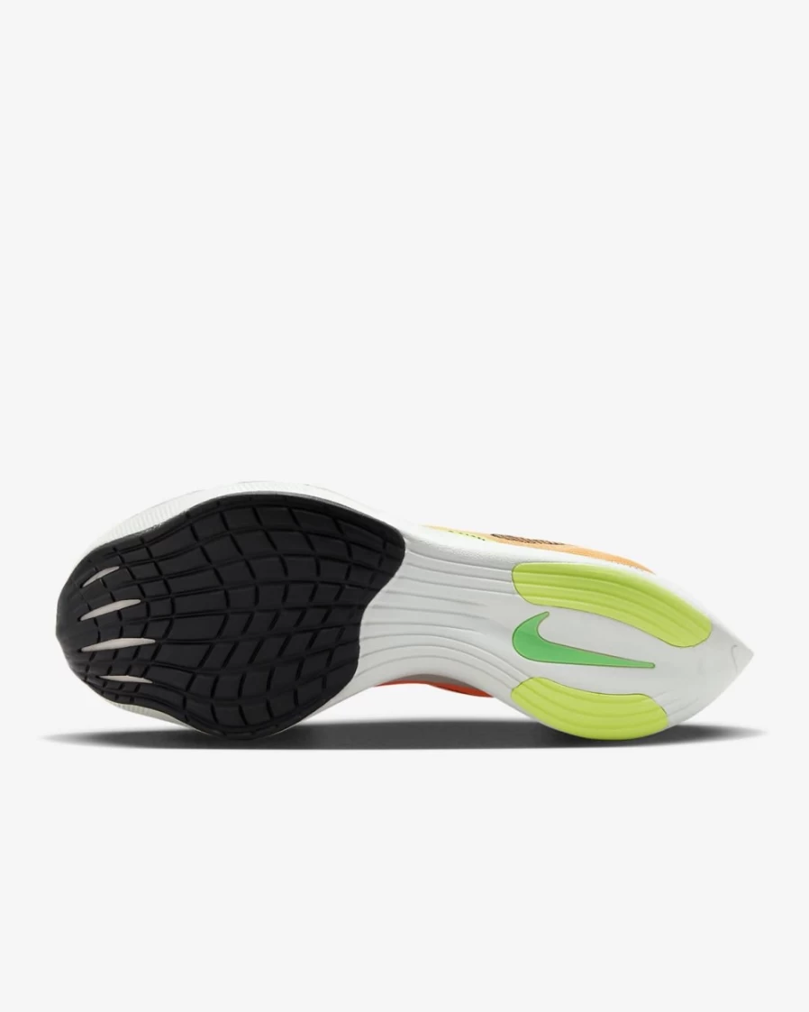 Nike Vaporfly 2 Women's Road Racing Shoes - Peach Cream/Green Shock/Barely Green/Black