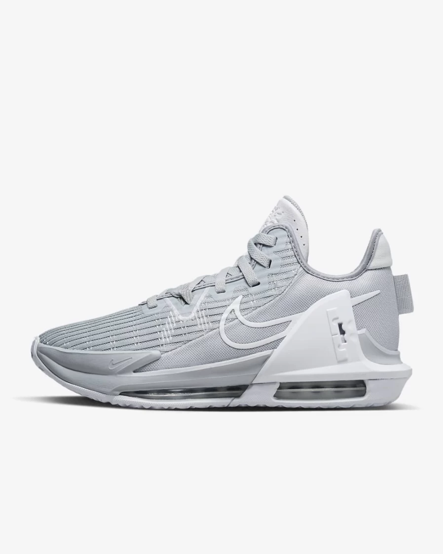 Nike LeBron Witness 6 Team Basketball Shoes for Men & Women - Wolf Grey/Wolf Grey/White