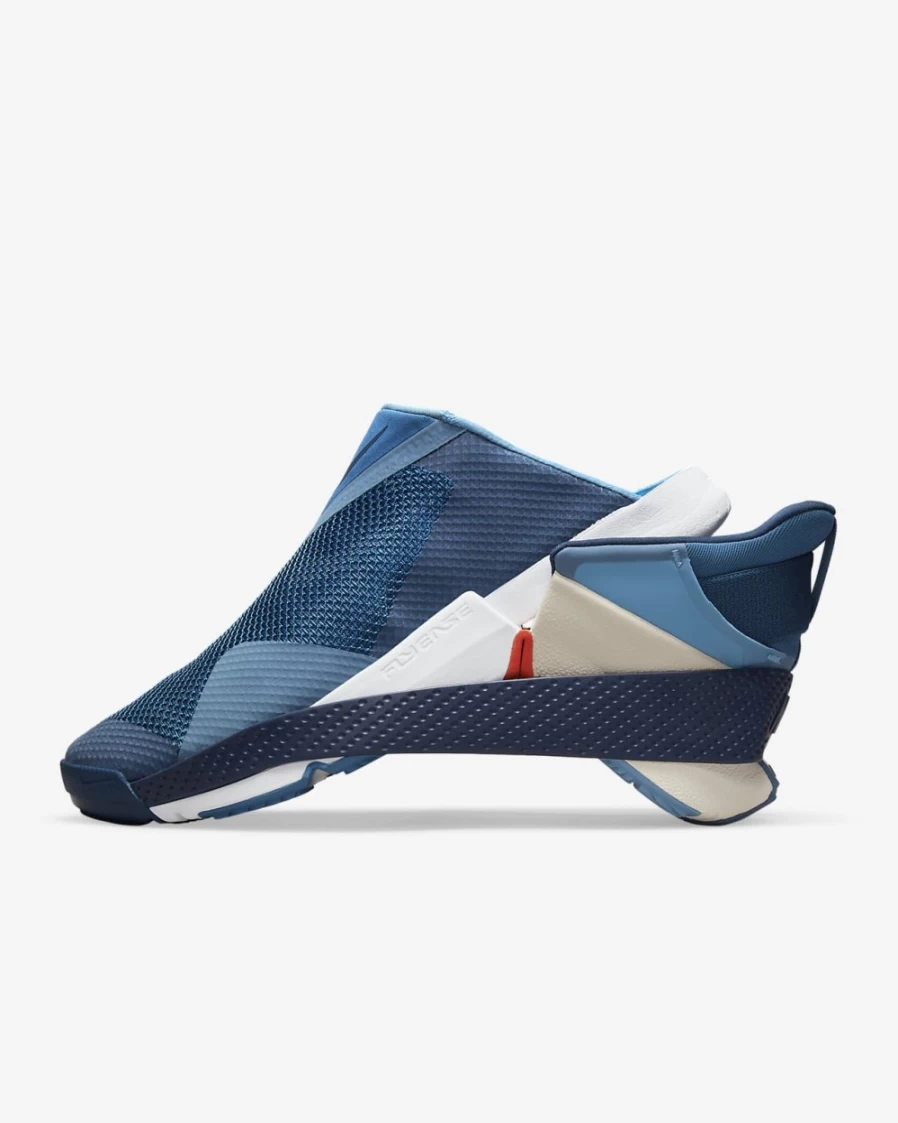 Nike Go FlyEase Easy On/Off Shoes for Men & Women - Court Blue/Dutch Blue/White