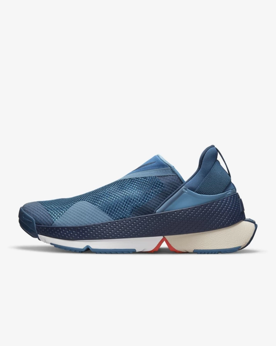 Nike Go FlyEase Easy On/Off Shoes for Men & Women - Court Blue/Dutch Blue/White