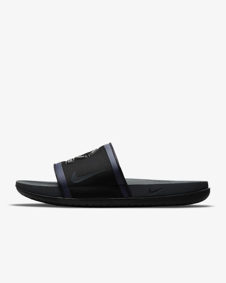 Nike Offcourt NFL Chicago Bears Slide Sandals for Men & Women - Black, University Orange, Marine, Anthracite