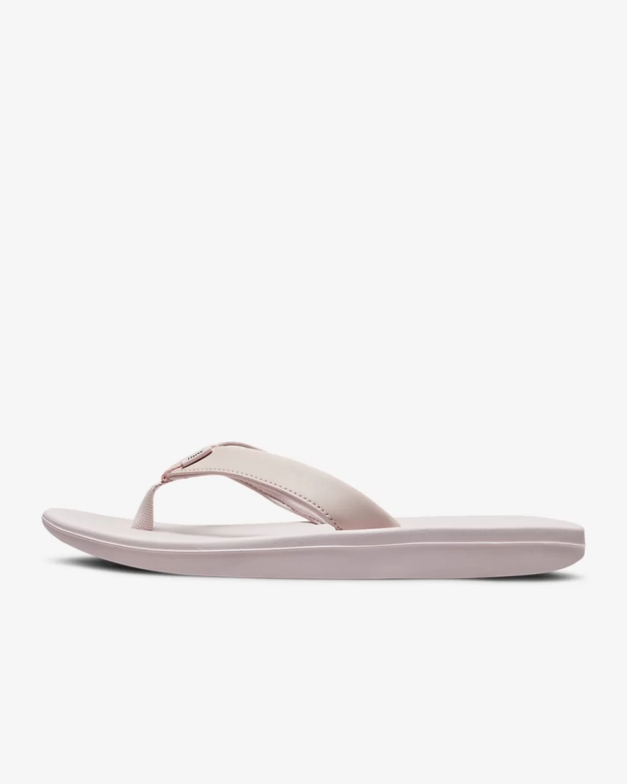 Nike Women's Bella Kai Slides - Barely Rose/Dark Smoke Grey Athletic Sandals