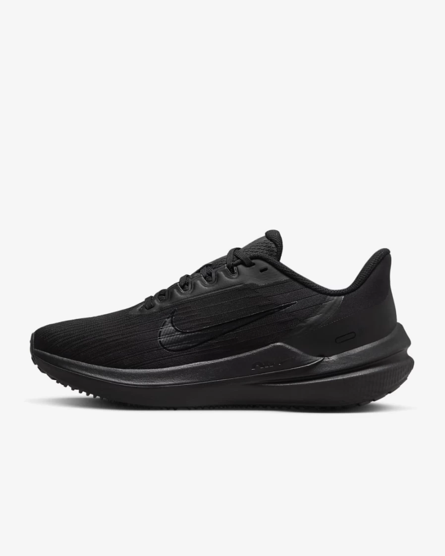 Nike Winflo 9 Women's Road Running Shoes - Black/Dark Smoke Grey/Cool Grey for Women