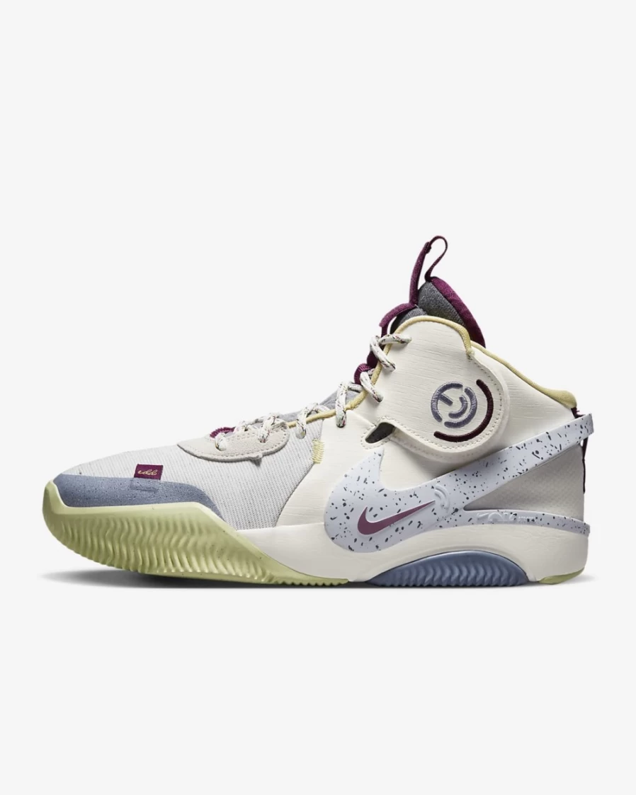 Nike Air Deldon "Deldon Designs" Basketball Shoes for Men & Women in Phantom/Zinnia/Sangria