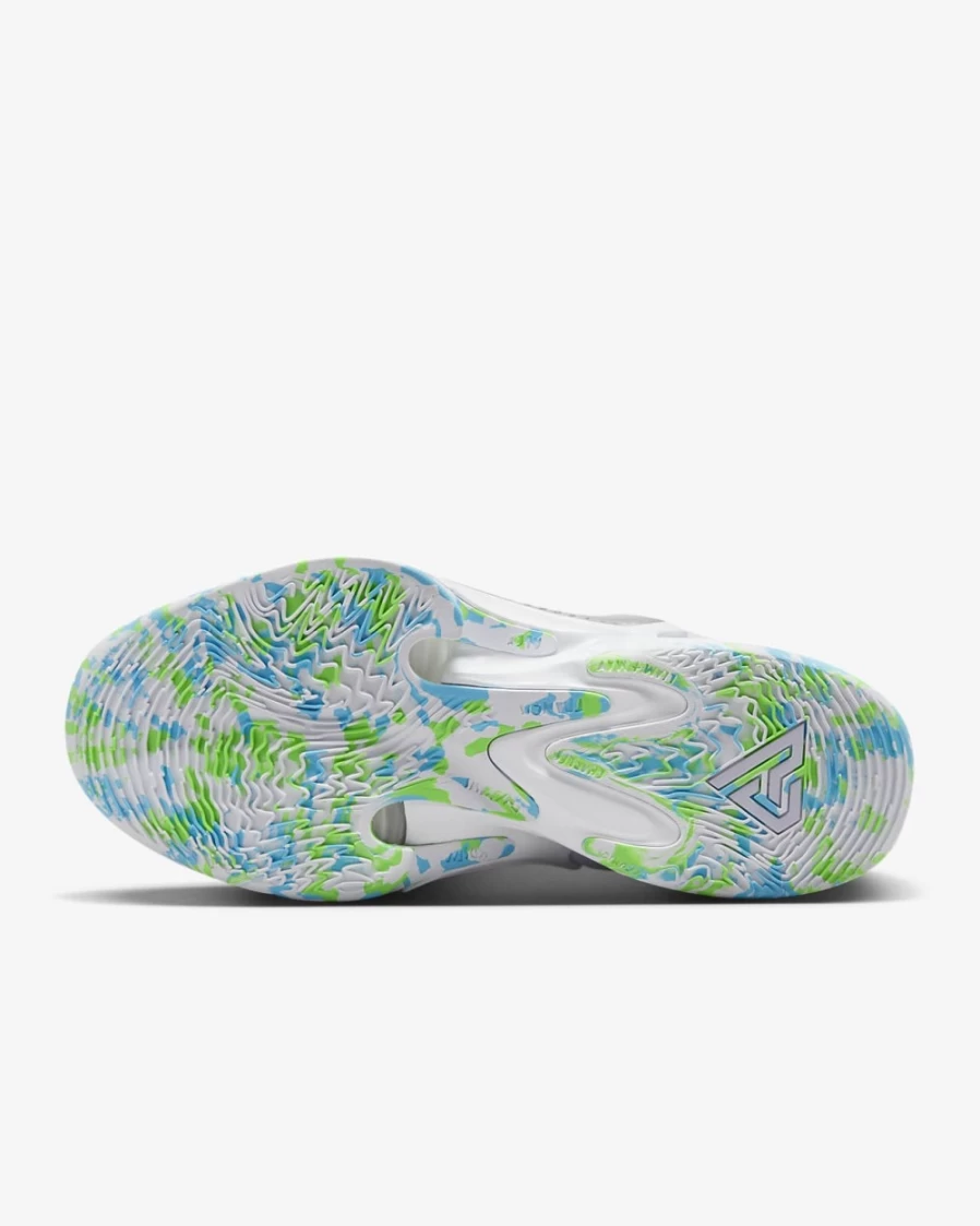 Nike Zoom Freak 4 Basketball Shoes for Men & Women - White/Black/Stadium Green/Oxygen Purple