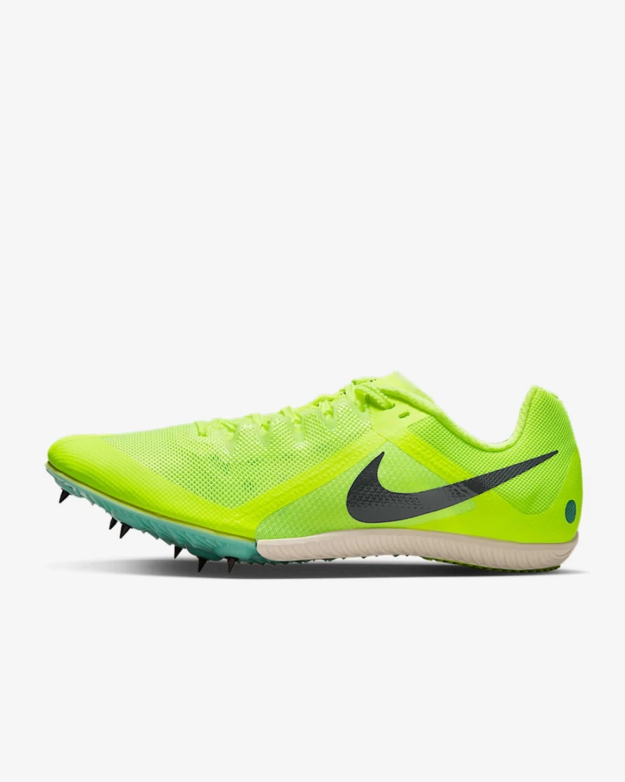 Nike Zoom Rival Multi-Event Track & Field Spikes for Men & Women - Volt/Mint Foam/Coconut Milk/Cave Purple