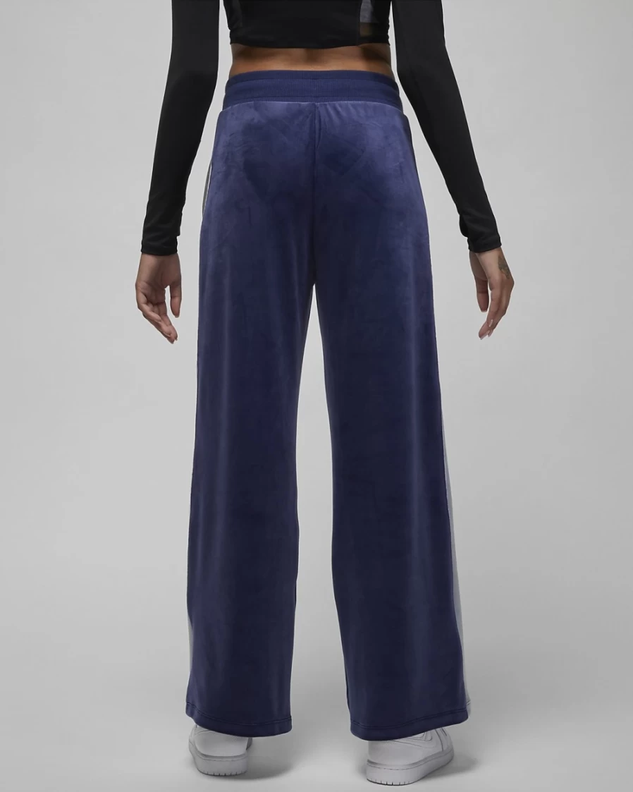 Nike Jordan Flight Women's Velour Pants - Midnight Navy/Stealth/White Comfort & Style