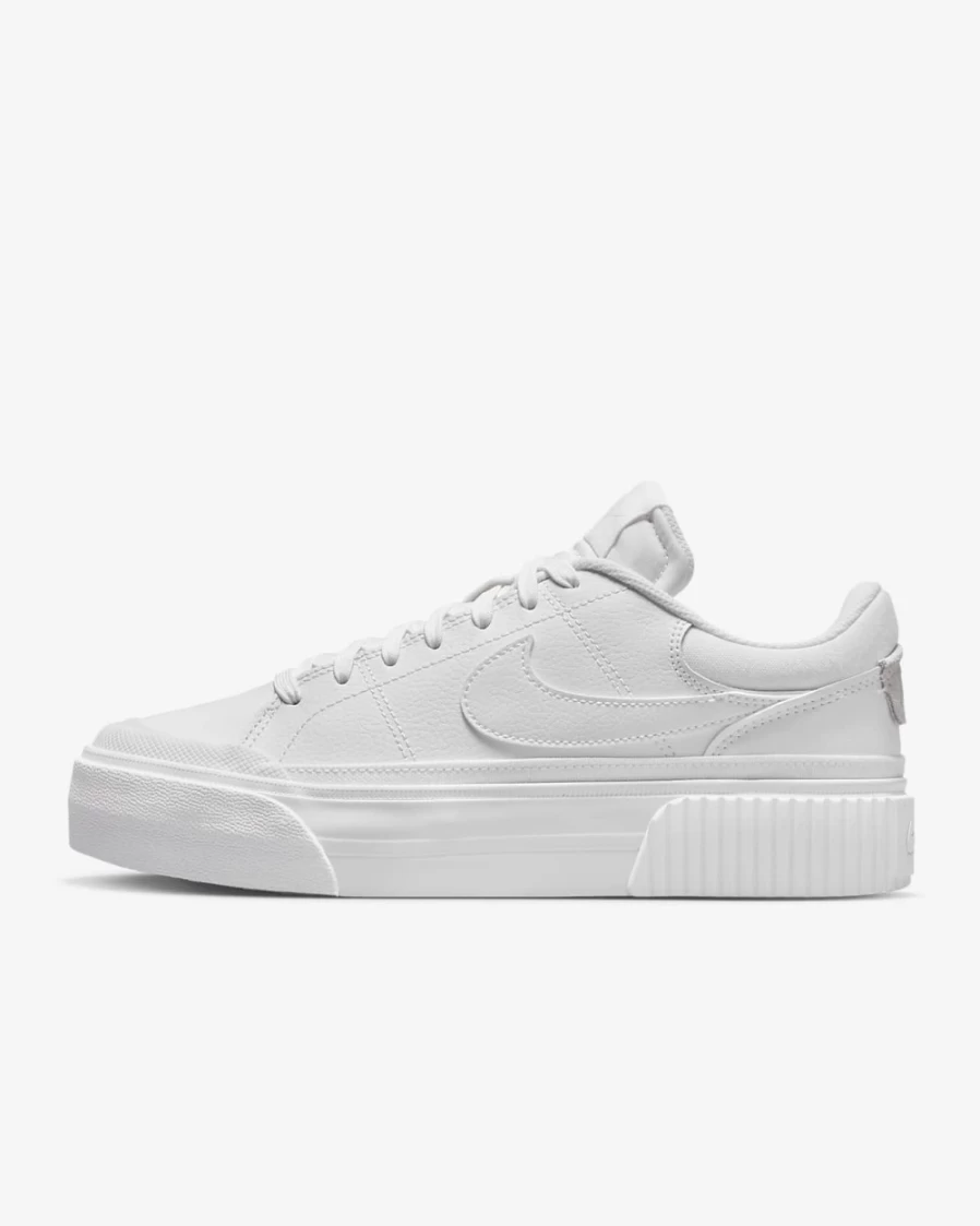 Nike Court Legacy Lift Women's White Sneakers - Classic Tennis Shoes for Women