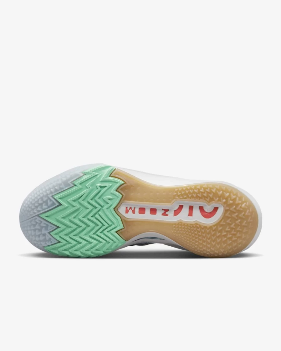 Nike Air Zoom G.T. Cut 2 Basketball Shoes for Men & Women - Leche Blue/Ashen Slate/Green Glow/Green Shock