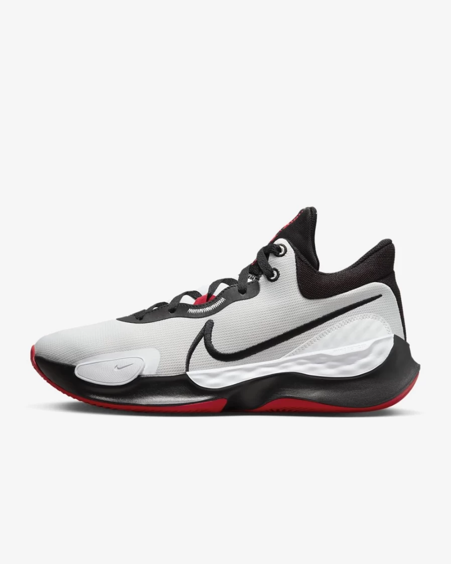 Nike Renew Elevate 3 Basketball Shoes for Men & Women - White/Pure Platinum/Black