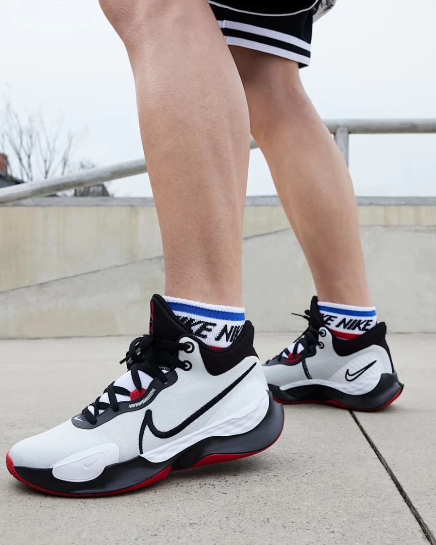 Nike Renew Elevate 3 Basketball Shoes for Men & Women - White/Pure Platinum/Black