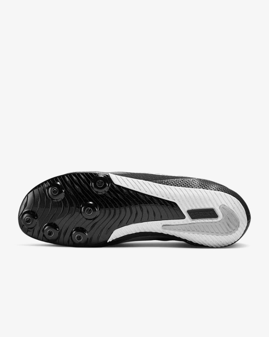 Nike Zoom Rival Track & Field Sprinting Spikes for Men & Women - Black/Light Smoke Grey/Dark Smoke Grey/Metallic Silver