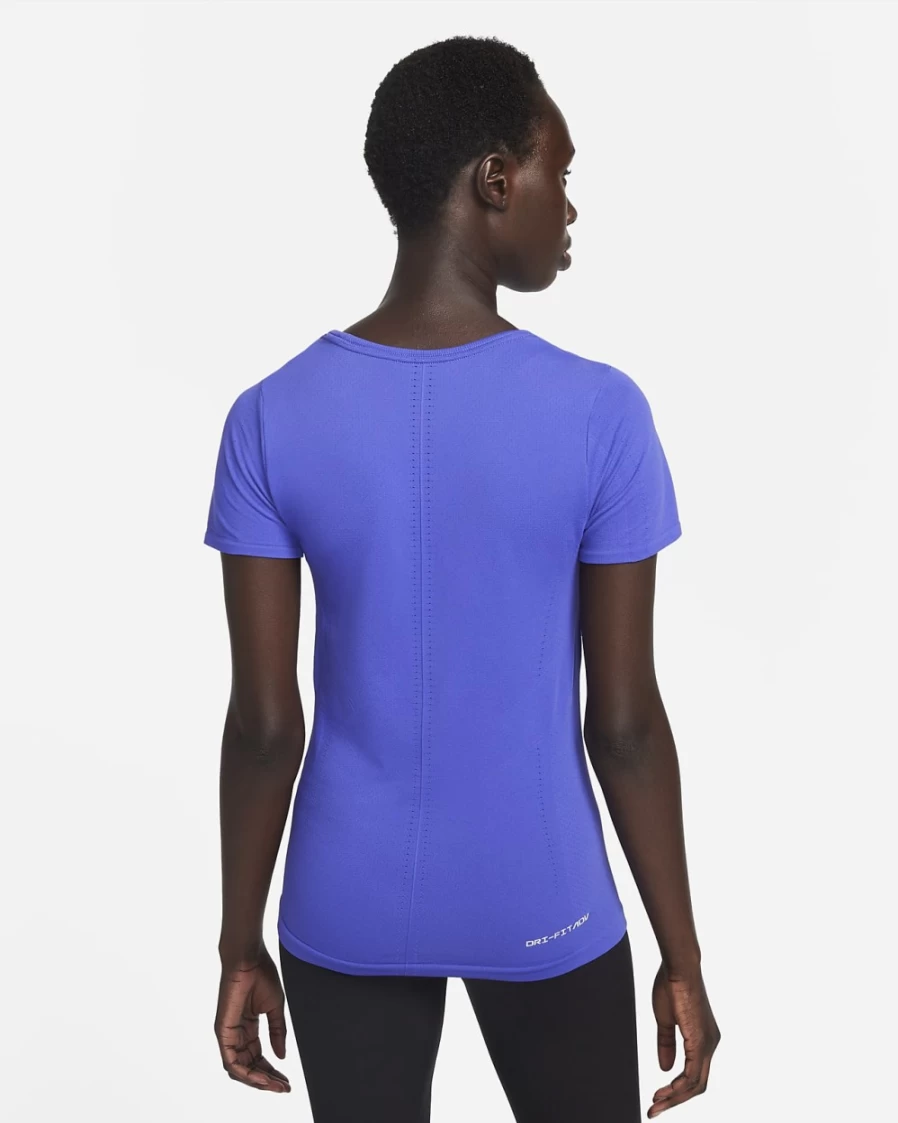 Nike Dri-FIT ADV Aura Women's Lapis Slim-Fit Short-Sleeve Workout Top
