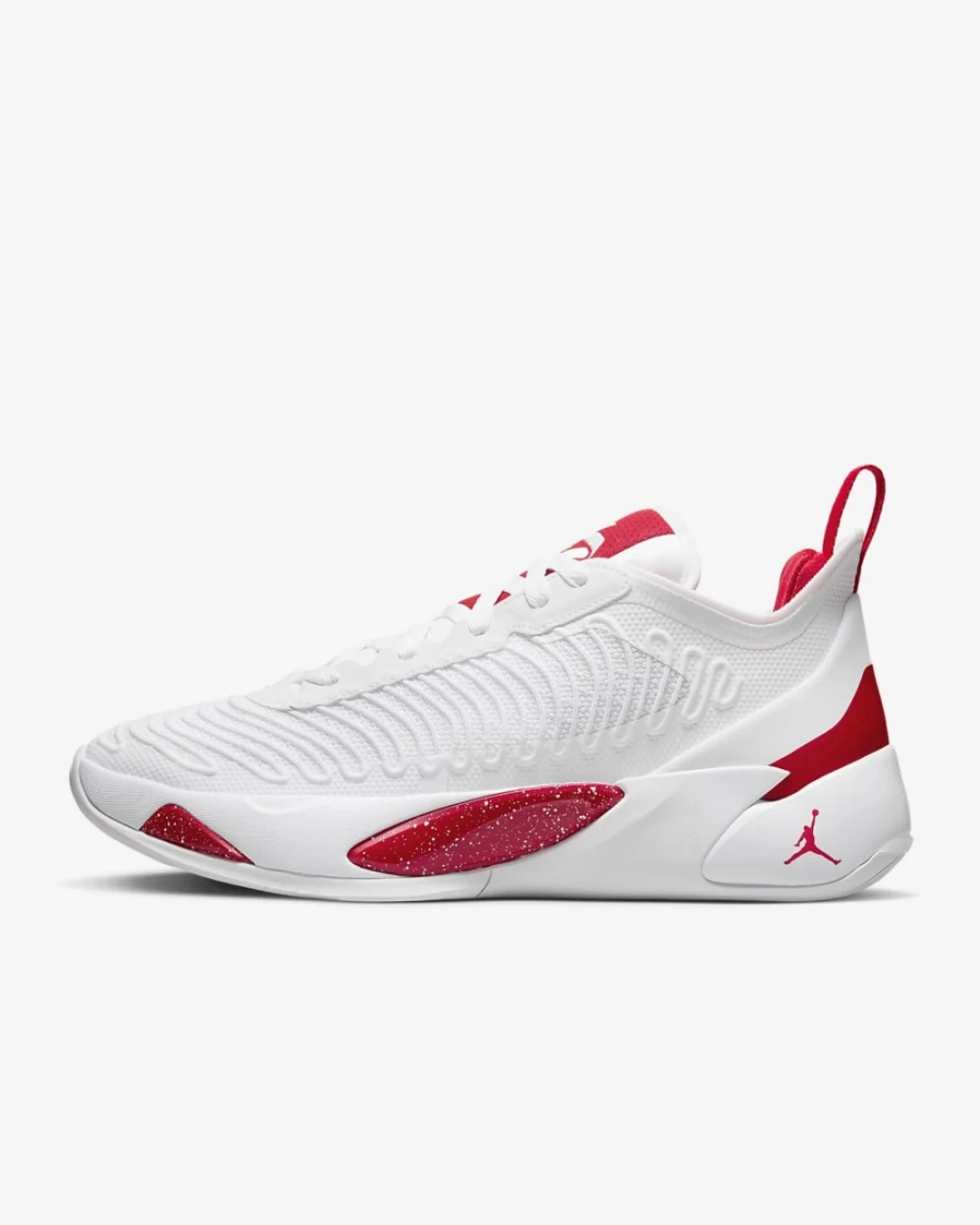 Nike Luka 1 Basketball Shoes for Men & Women - White/Fire Red/White