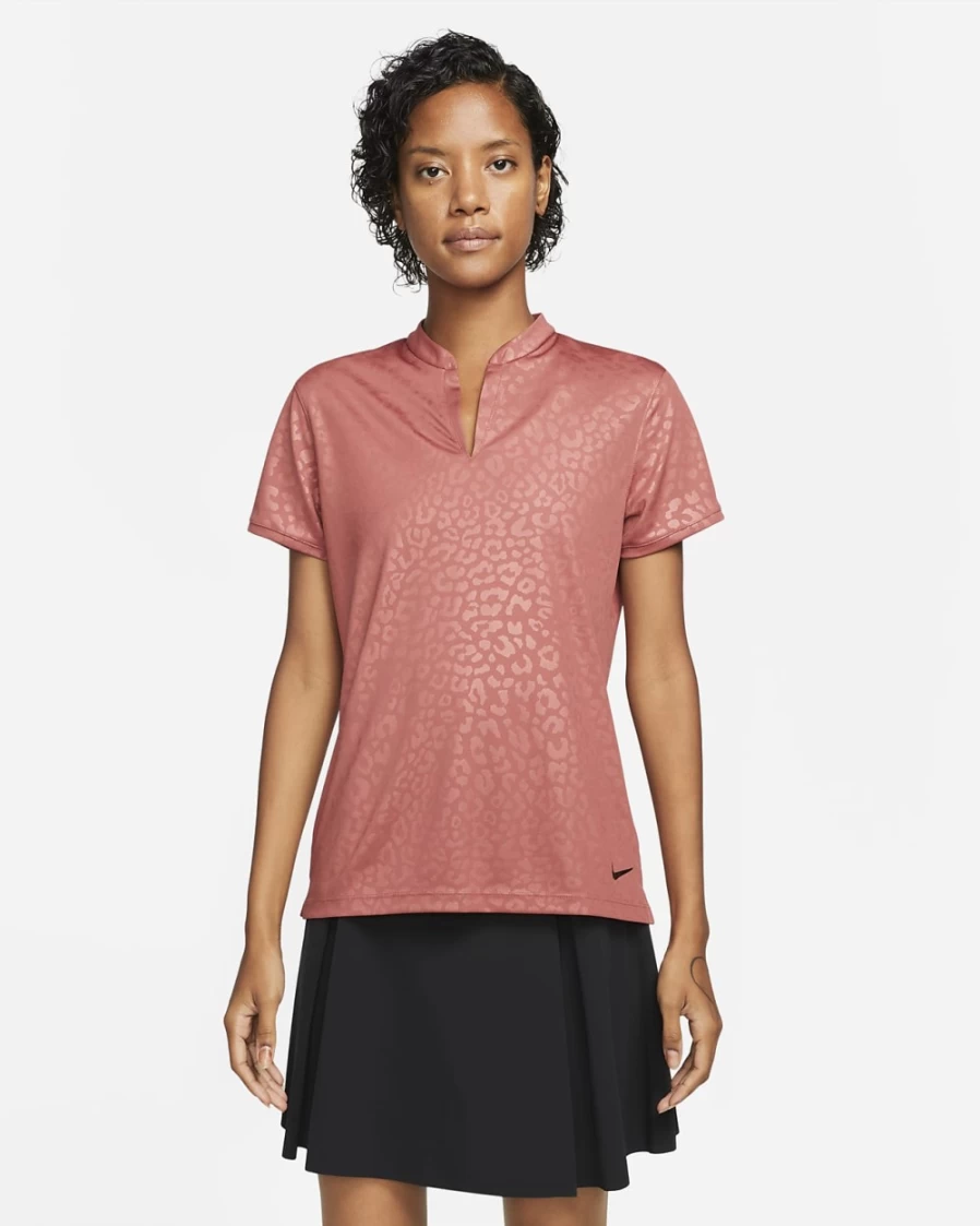 Nike Dri-FIT Victory Women's Golf Polo Shirt - Canyon Rust/Black, Moisture-Wicking, Comfortable Fit