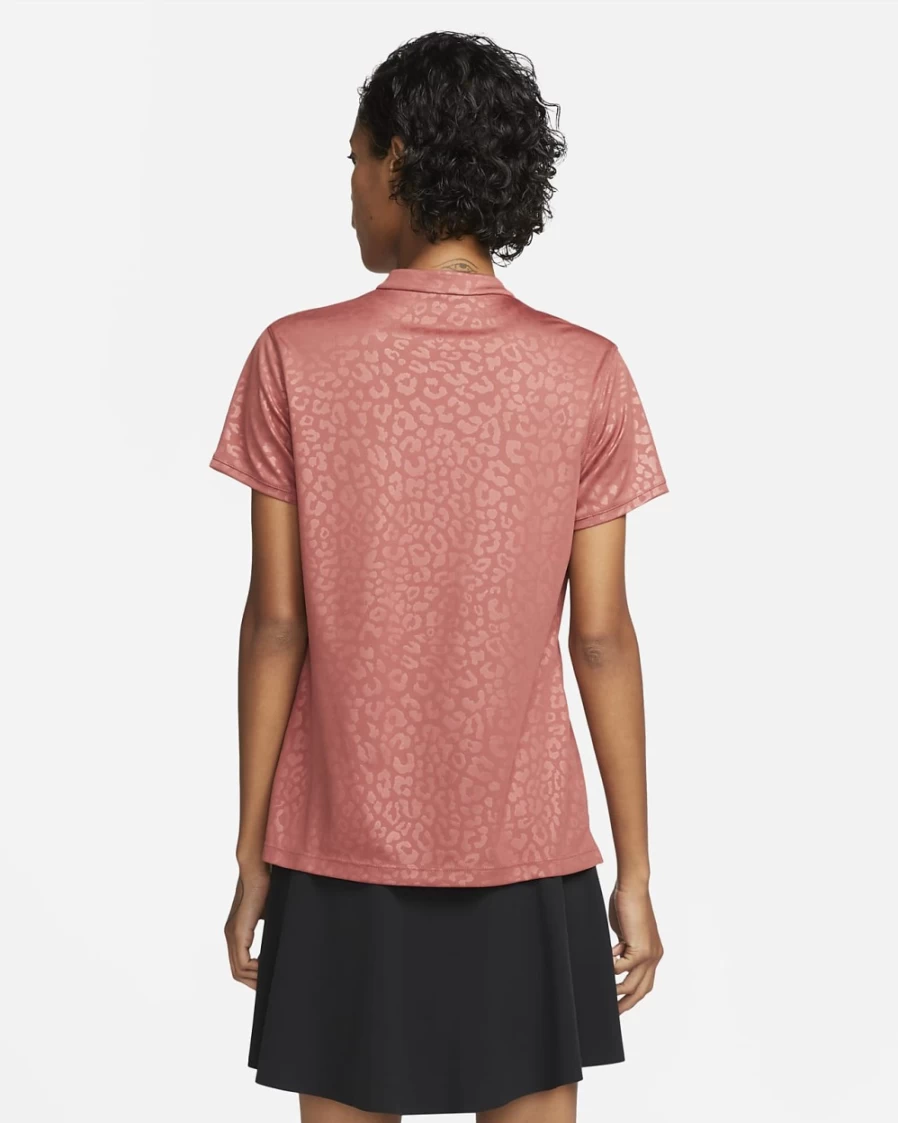 Nike Dri-FIT Victory Women's Golf Polo Shirt - Canyon Rust/Black, Moisture-Wicking, Comfortable Fit