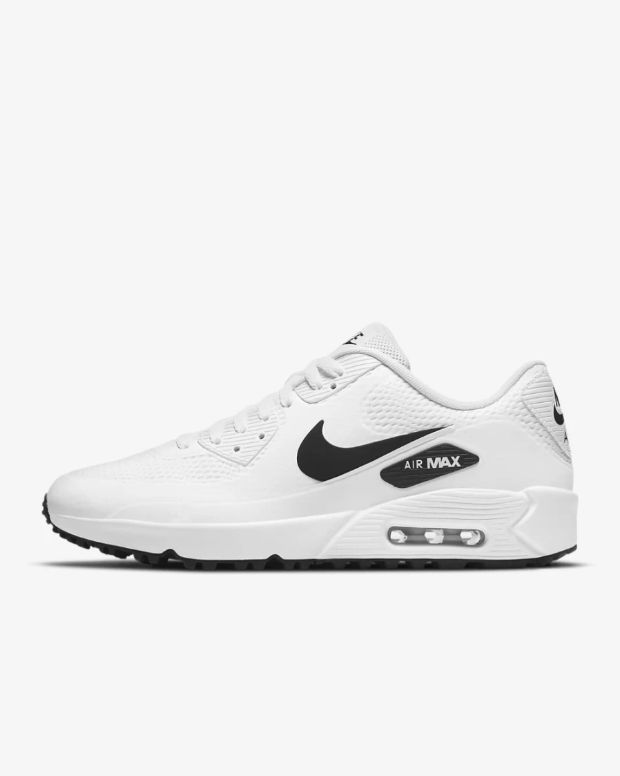 Nike Air Max 90 G Golf Shoes for Men & Women - White/Black