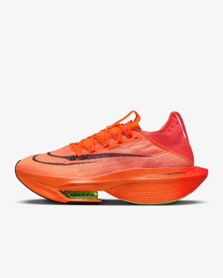 Nike Alphafly 2 Women's Road Racing Shoes - Total Orange/Bright Crimson/Ghost Green/Black for Enhanced Performance