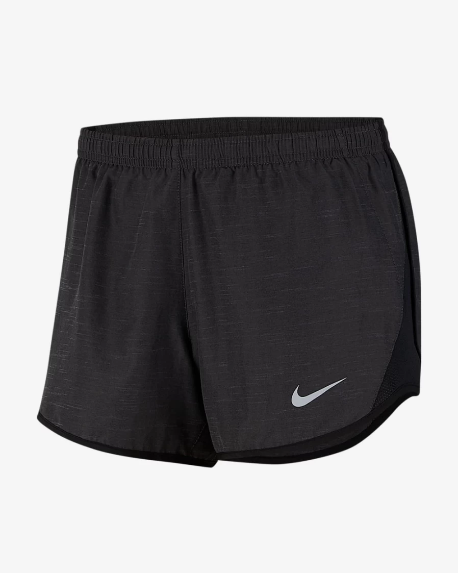 Nike Dri-FIT Women's Running Shorts in Thunder Grey, Black, and Wolf Grey