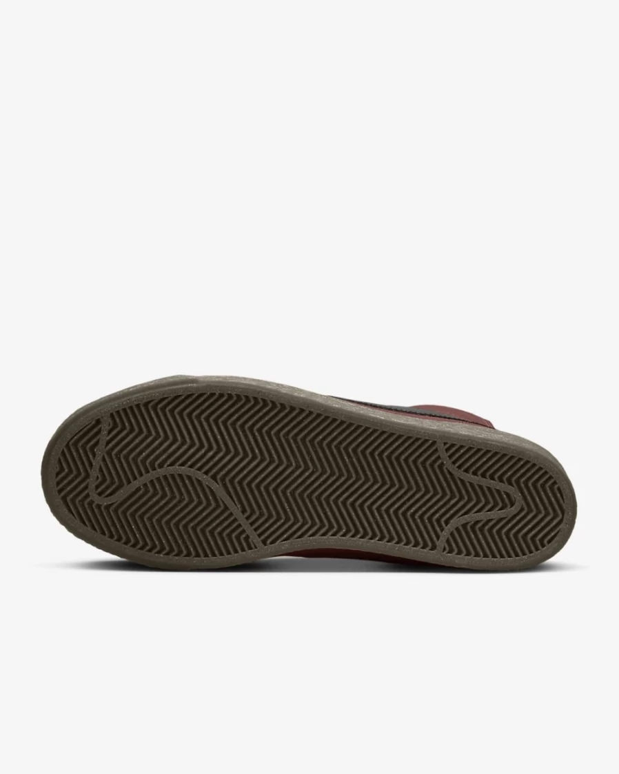 Nike SB Zoom Blazer Mid Skate Shoes for Men & Women - Oxen Brown/Gum Dark Brown/Black