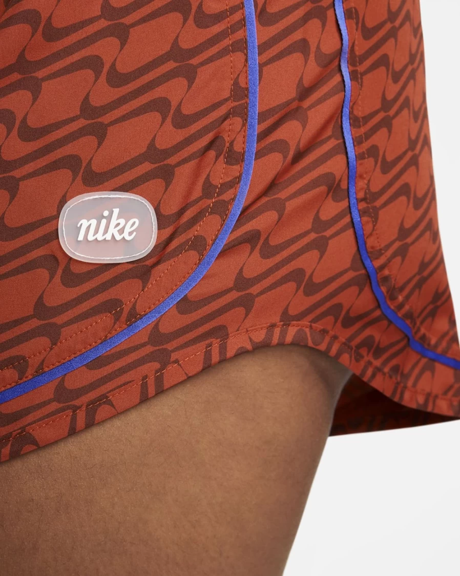 Nike Dri-FIT Tempo Icon Clash Women's Running Shorts Plus Size - Cinnabar, Lapis & White Color