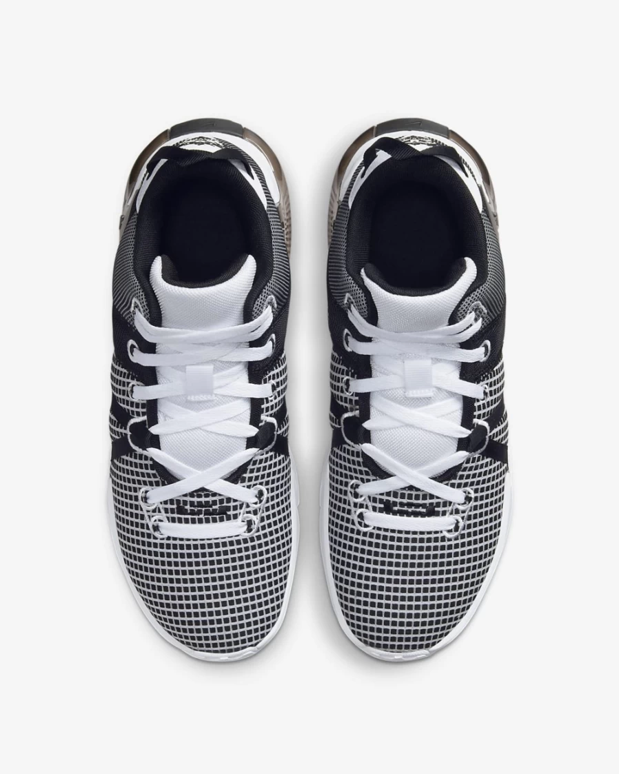 Nike LeBron Witness 7 Basketball Shoes for Men & Women - White/Black/Metallic Silver