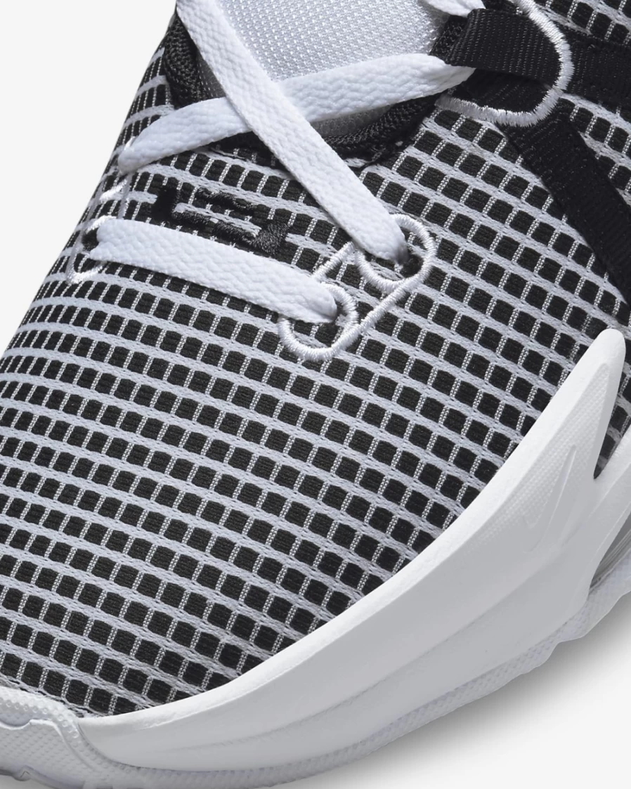 Nike LeBron Witness 7 Basketball Shoes for Men & Women - White/Black/Metallic Silver