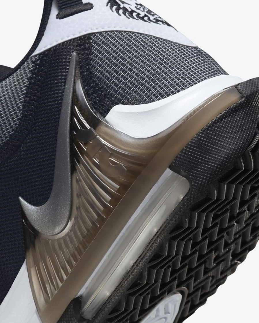 Nike LeBron Witness 7 Basketball Shoes for Men & Women - White/Black/Metallic Silver
