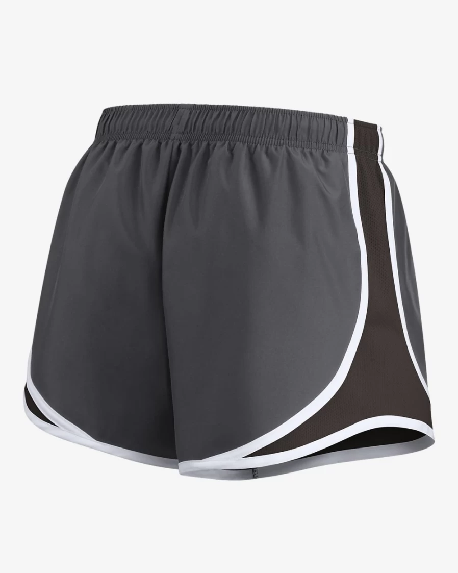 Nike Dri-FIT Logo Tempo NFL Cleveland Browns Women's Shorts in Anthracite/Brown