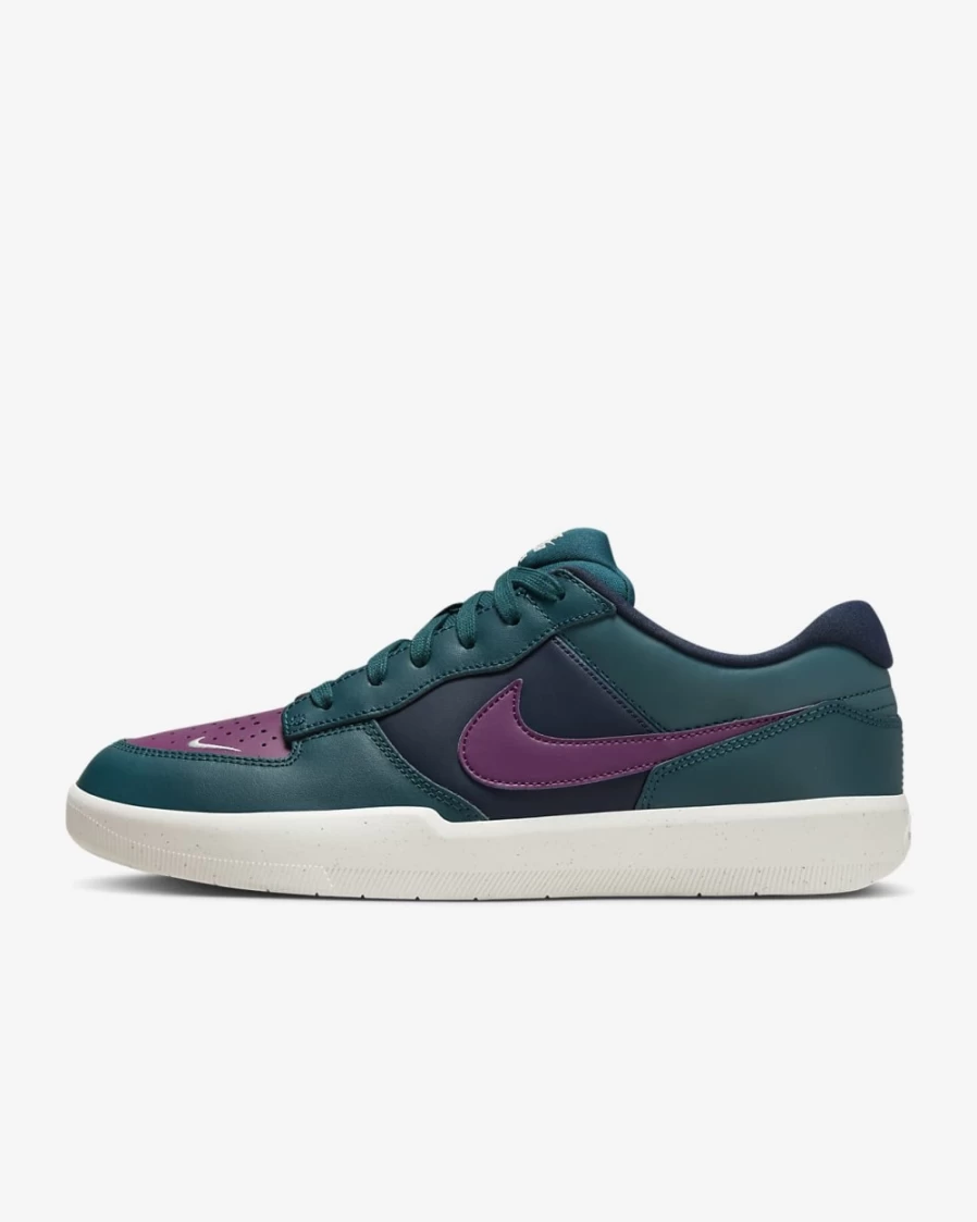 Nike SB Force 58 Premium Skate Shoes for Men & Women - Obsidian/Midnight Turquoise/Phantom/Viotech Colorway