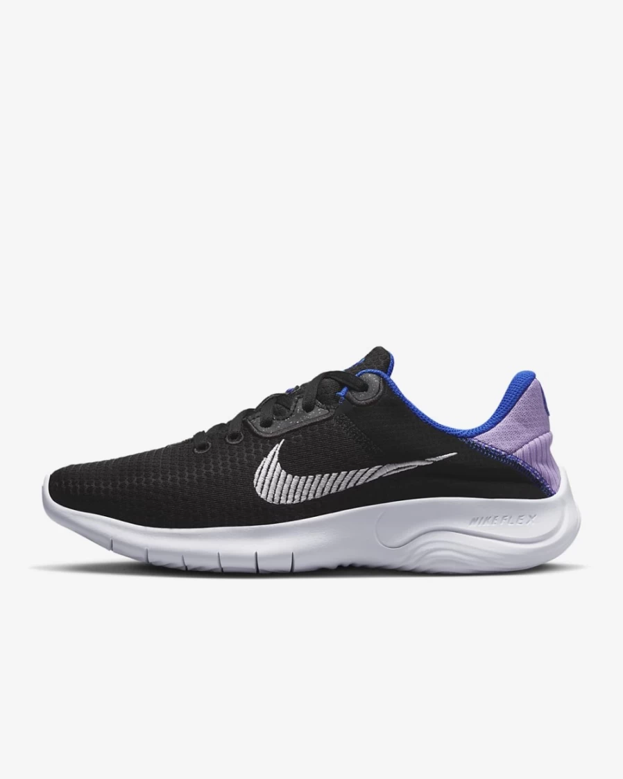Nike Women's Experience Run 11 Next Nature Road Running Shoes - Black/Lilac/Racer Blue/White