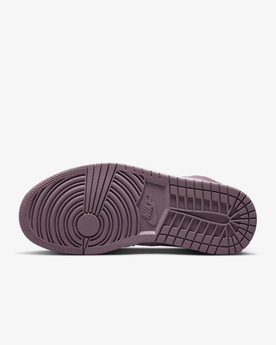 Nike Air Jordan 1 Mid SE Women's Shoes - Purple Smoke/White/Purple Smoke Basketball Sneakers