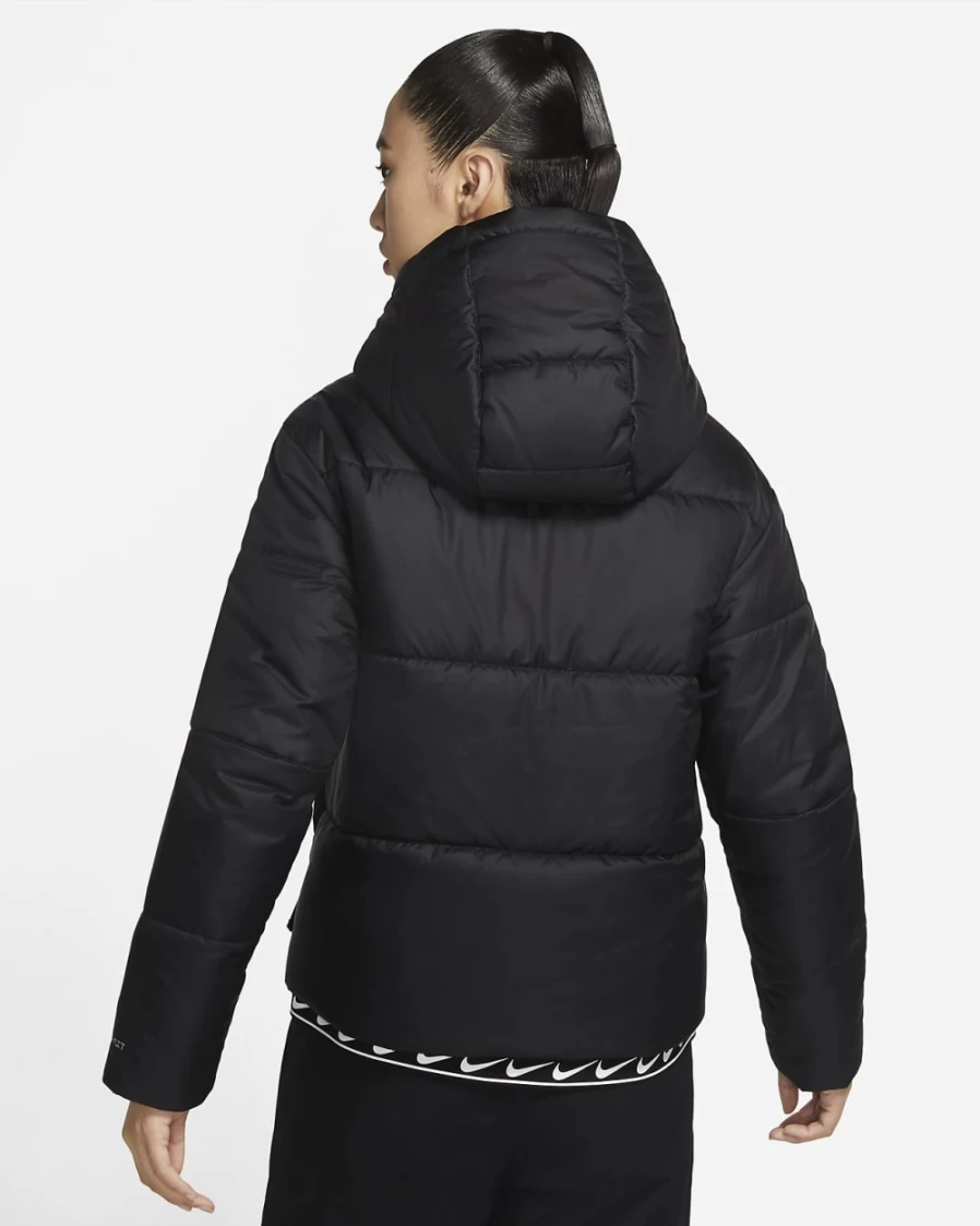 Nike Therma-FIT Repel Water-Resistant Women's Running Jacket - Black/White