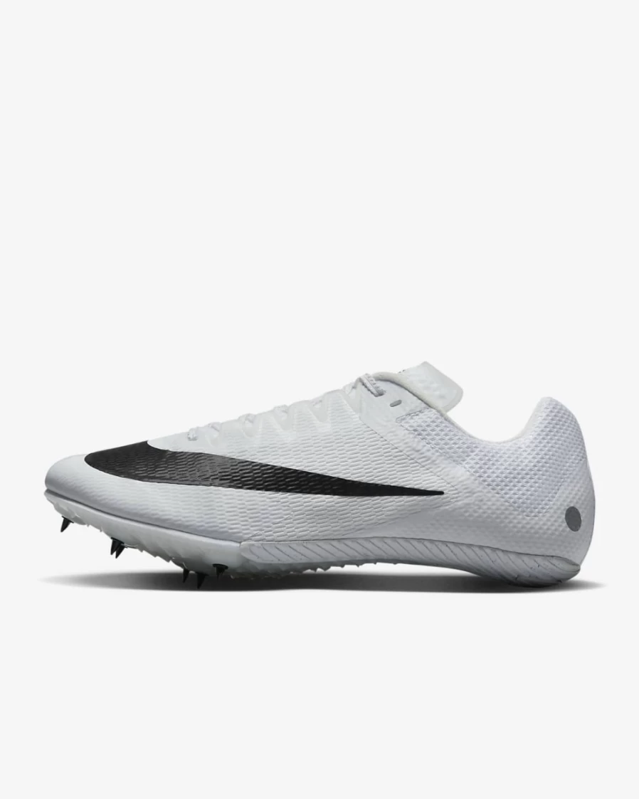 Nike Zoom Rival Track & Field Sprinting Spikes for Men & Women - White/Metallic Silver/Pure Platinum/Black Running Shoes