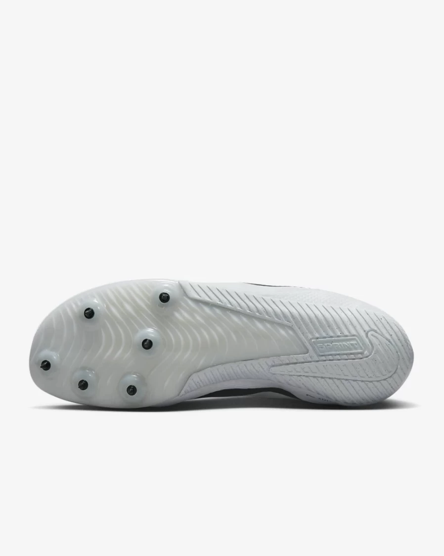 Nike Zoom Rival Track & Field Sprinting Spikes for Men & Women - White/Metallic Silver/Pure Platinum/Black