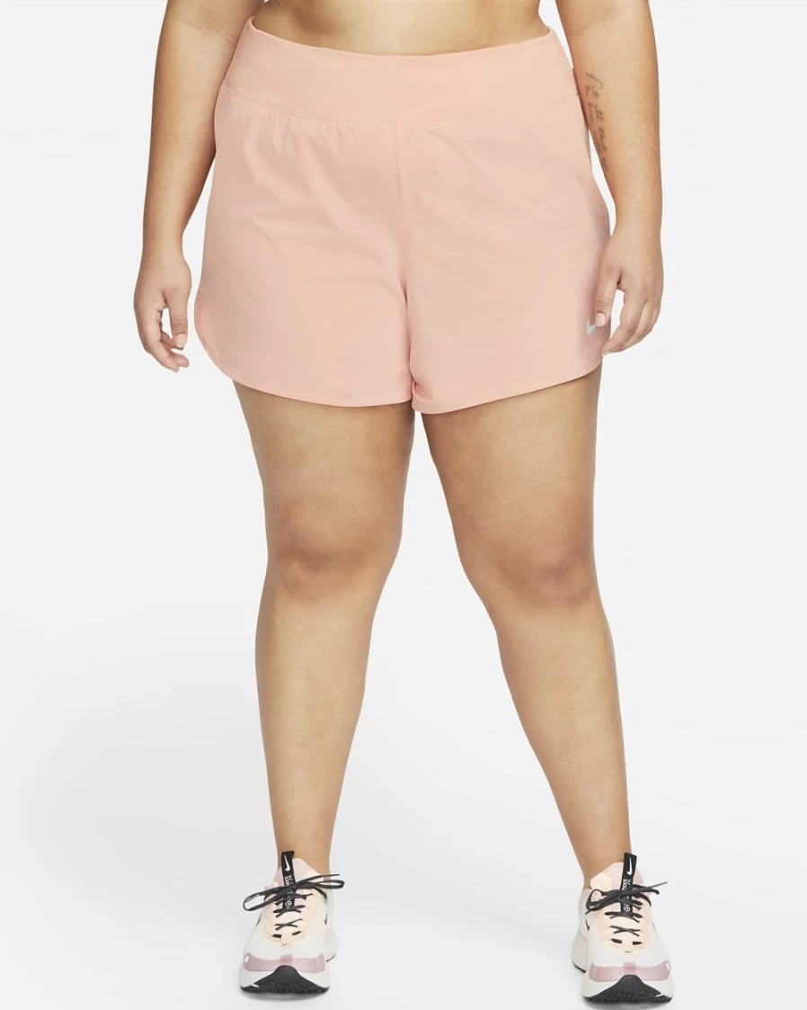 Nike Eclipse Women's Light Madder Root Running Shorts - Plus Size Activewear