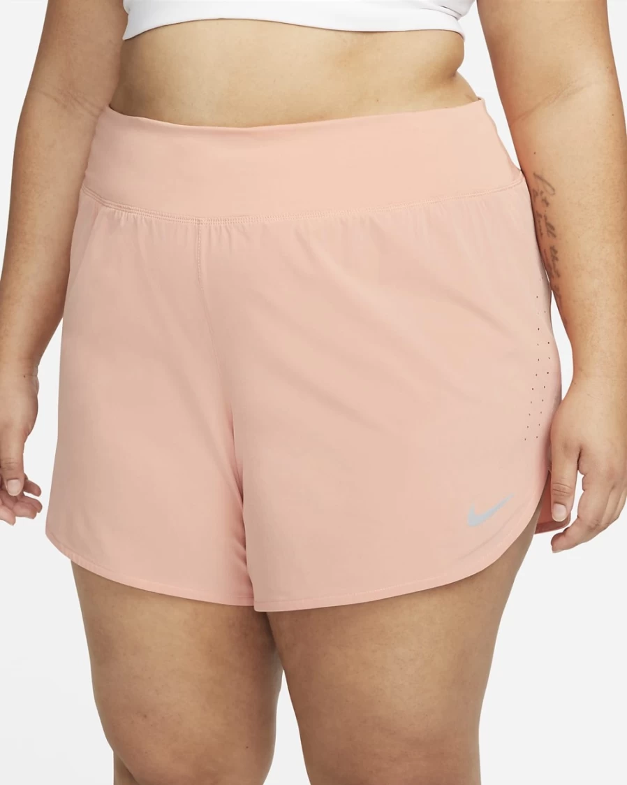 Nike Eclipse Women's Light Madder Root Running Shorts - Plus Size Activewear