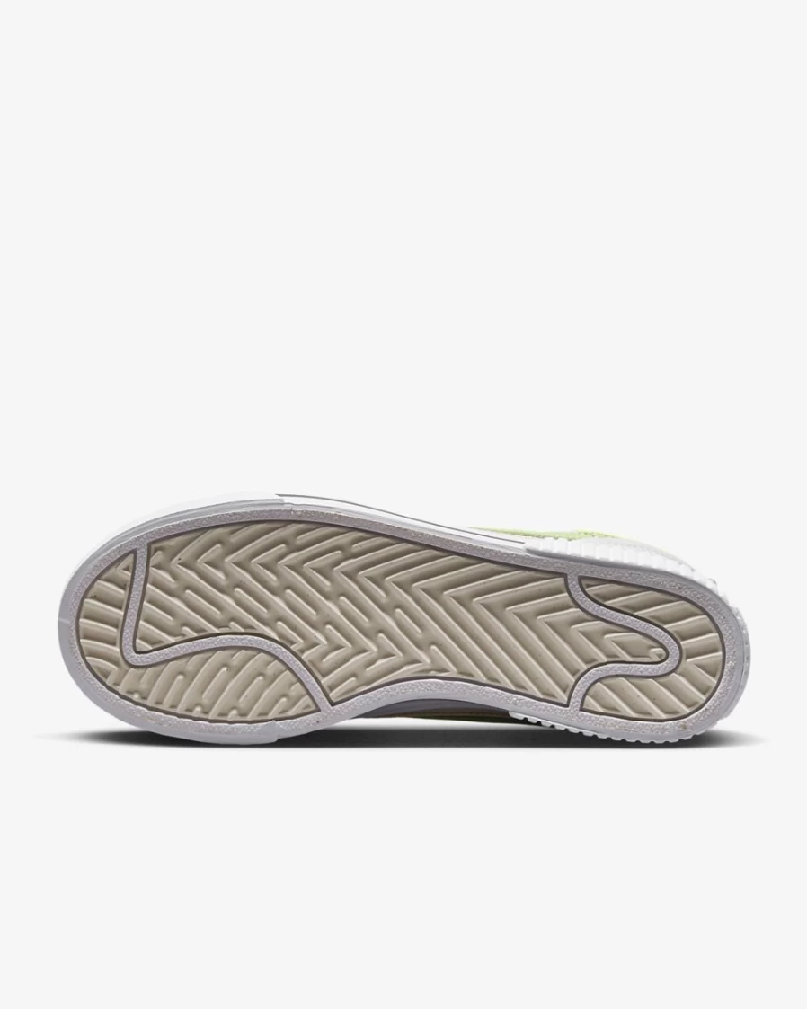 Nike Court Legacy Lift Women's Sneakers in White, Pearl Pink, Opti Yellow & Action Green