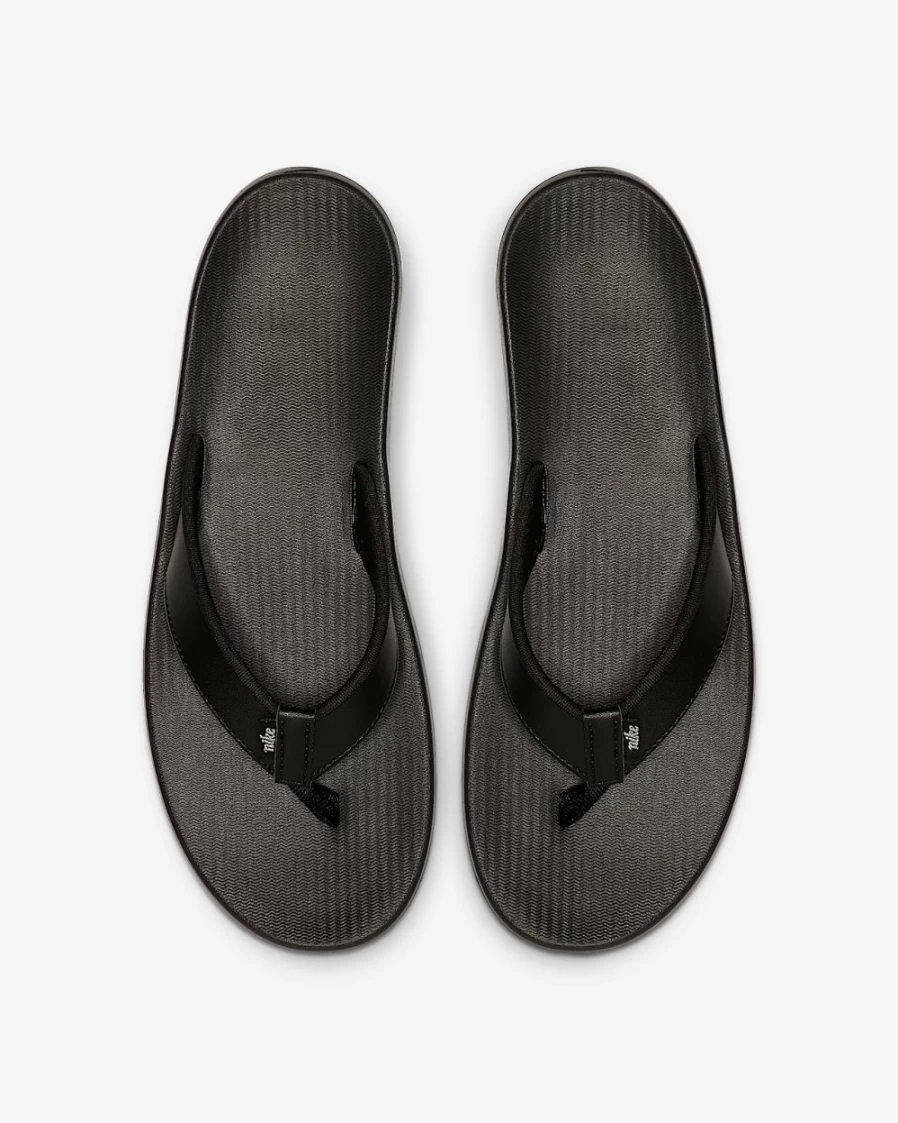 Nike Bella Kai Women's Slides - Black, White & Metallic Silver Sandals for Women