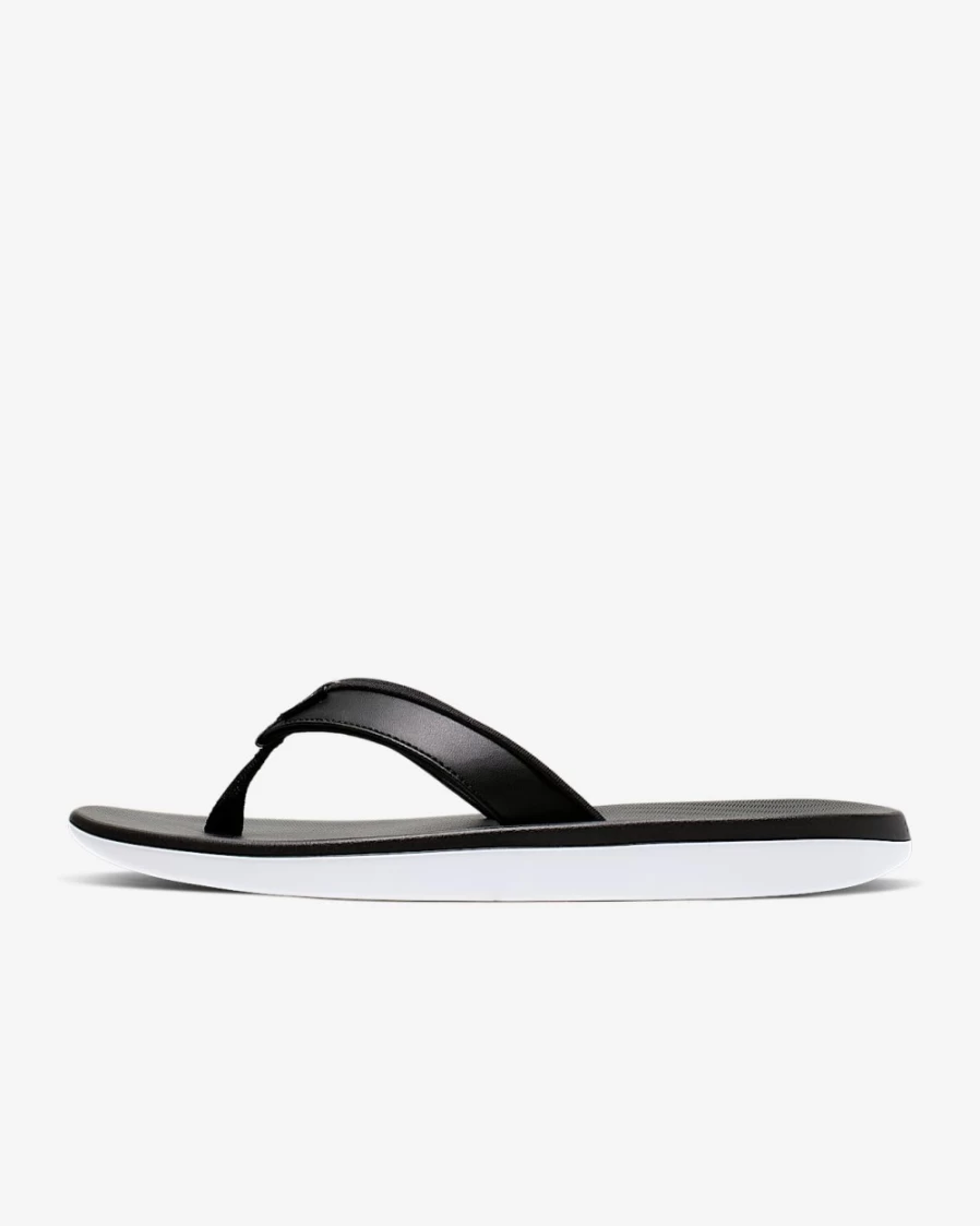 Nike Bella Kai Women's Slides - Black, White & Metallic Silver Sandals for Women