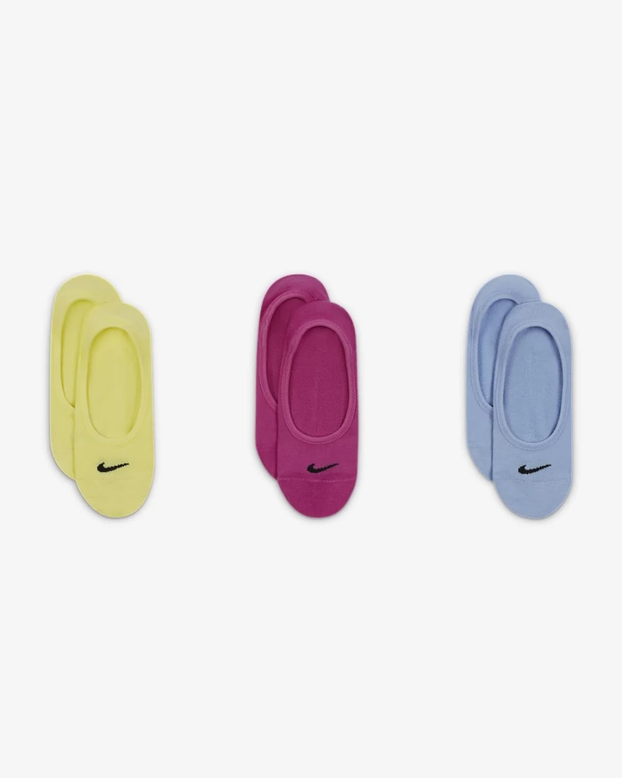 Nike Women's Multi-Color Lightweight Training Socks - 3-Pair Pack for Everyday Comfort