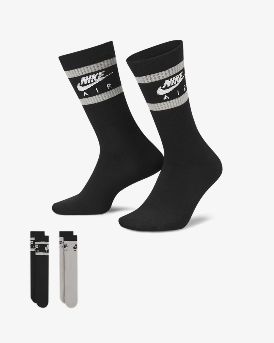 Nike Unisex Everyday Essential Multi-Color Crew Socks for Men & Women