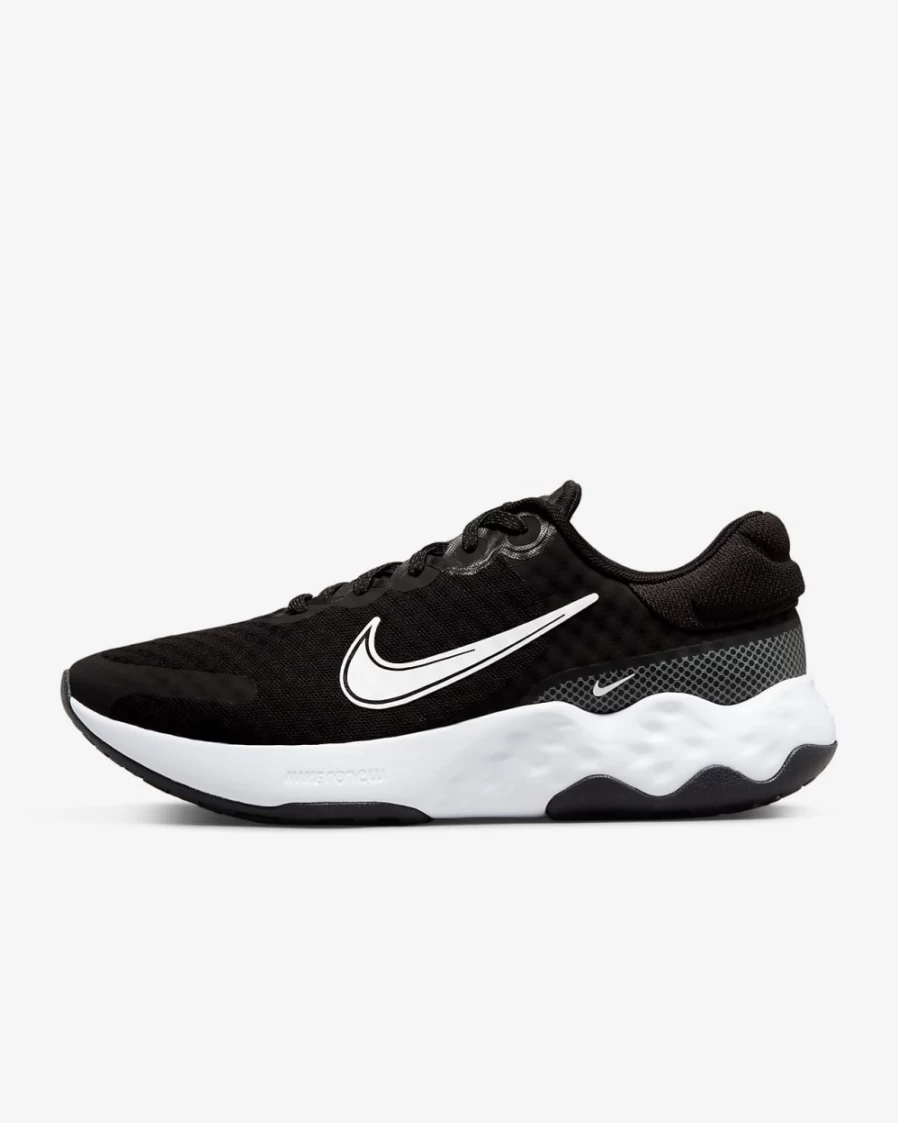 Nike Renew Ride 3 Women's Road Running Shoes - Black/Dark Smoke Grey/Smoke Grey/White
