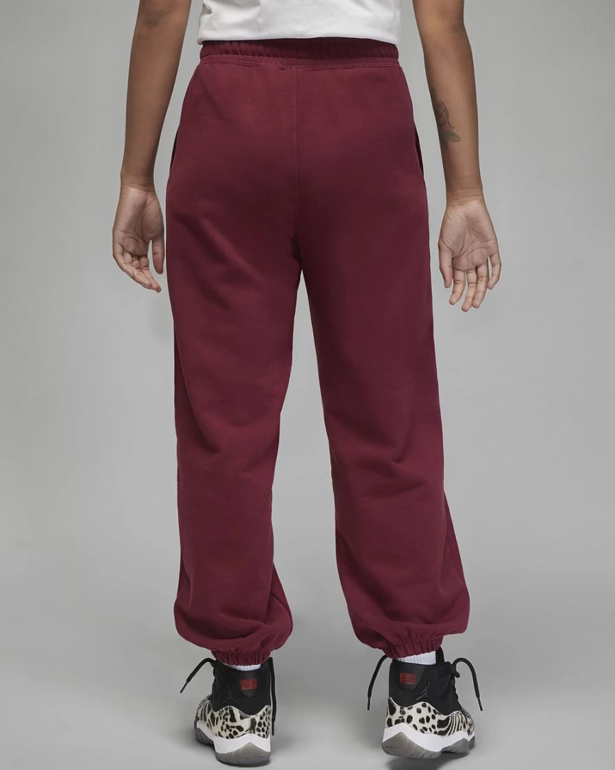 Nike Jordan Flight Fleece Women's Pants - Cherrywood Red, Comfortable Athletic Joggers for Women