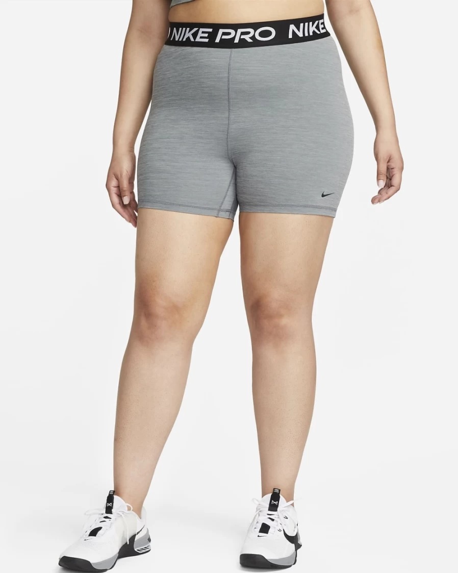 Nike Pro 365 Women's 5" Shorts Plus Size - Smoke Grey, Heather, Black Workout Shorts for Women