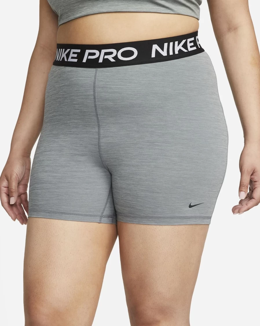 Nike Pro 365 Women's 5" Shorts Plus Size - Smoke Grey, Heather, Black Workout Shorts for Women